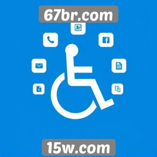 Recursos de acessibilidade no site 67br.com