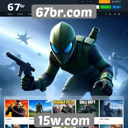 Destaques do site 67br.com para gamers brasileiros